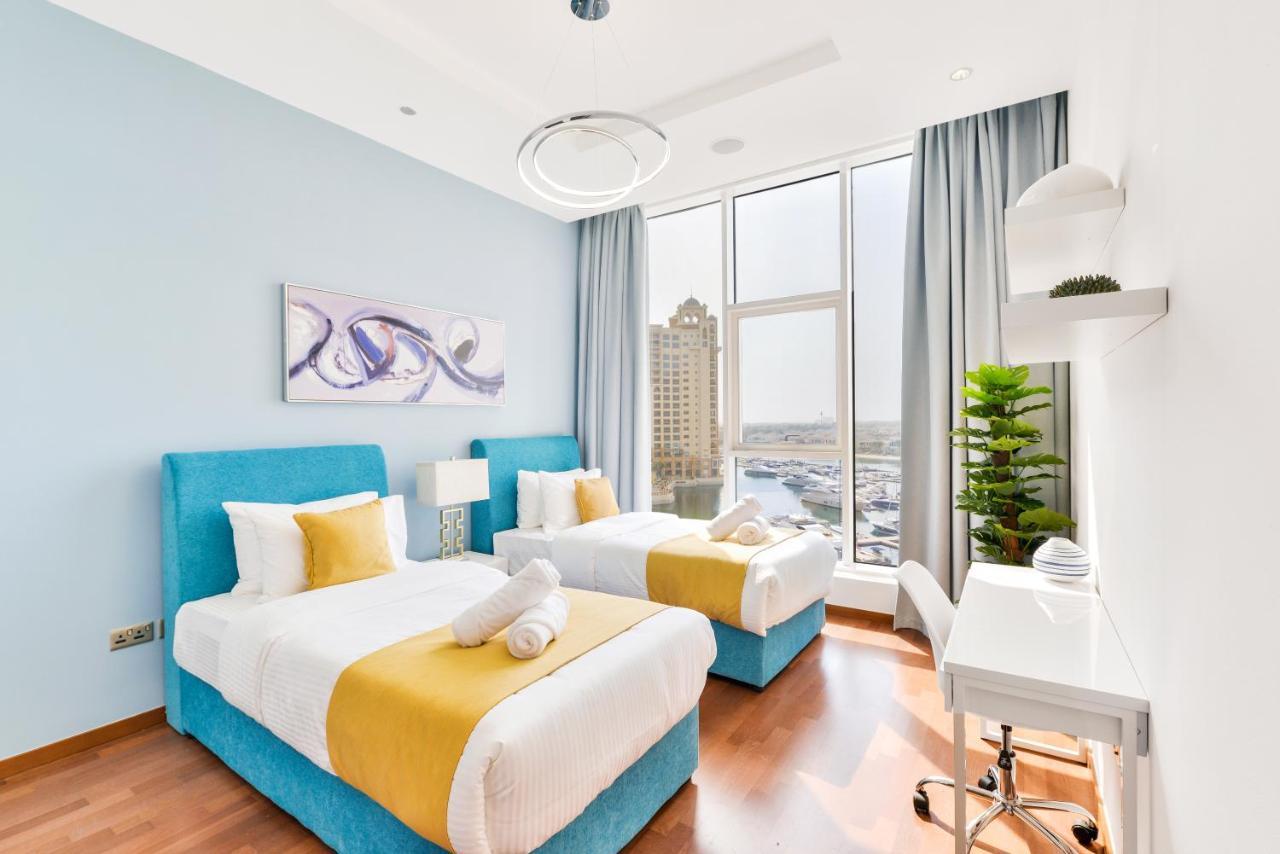 Tiara - Luxury Palm Jumeirah - Private Beach And Pool! Dubaj Kültér fotó